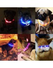 USB akumulator miga noc obroże dla psów świecący zwierzak kołnierz LED Light USB obroża świecące Teddy Flash kołnierz Pet