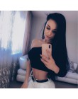 Off Shoulder Sexy kobiet Crop Top z dzianiny kobiety białe czarne bluzki Streetwear elastyczne szorty T shirt Knitting przycięte