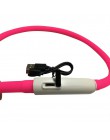 USB akumulator miga noc obroże dla psów świecący zwierzak kołnierz LED Light USB obroża świecące Teddy Flash kołnierz Pet