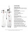 Akwarium CO2 Regulator zestaw do organizacji co2 Generator dyfuzora z zaworem Bubble Atomizer Solenoid Fish Tank dwutlenek węgla