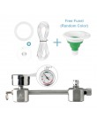 Akwarium CO2 Regulator zestaw do organizacji co2 Generator dyfuzora z zaworem Bubble Atomizer Solenoid Fish Tank dwutlenek węgla