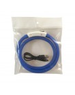 USB akumulator miga noc obroże dla psów świecący zwierzak kołnierz LED Light USB obroża świecące Teddy Flash kołnierz Pet