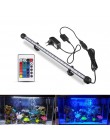 Akwarium LED drążek LED wodoodporne oświetlenie do akwarium 19/29/39/49CM podwodne lampy Aquario akwaria oświetlenie dekoracyjne