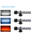 Akwarium LED drążek LED wodoodporne oświetlenie do akwarium 19/29/39/49CM podwodne lampy Aquario akwaria oświetlenie dekoracyjne