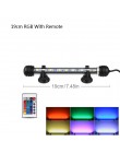 Akwarium LED drążek LED wodoodporne oświetlenie do akwarium 19/29/39/49CM podwodne lampy Aquario akwaria oświetlenie dekoracyjne