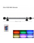 Akwarium LED drążek LED wodoodporne oświetlenie do akwarium 19/29/39/49CM podwodne lampy Aquario akwaria oświetlenie dekoracyjne
