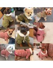 Różowy pies ubrania zimowe buldog francuski pies ubrania dla małych psów ciepły strój mopsy odzież dla Chihuahua ubrania Roupa P