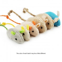 6 sztuk/partia losowe Mix Pet Toy kocimiętka myszy zabawki dla kotów zabawa pluszowa mysz zabawka dla kota dla kotka