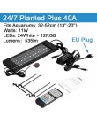 Lampa NICREW do akwarium wędkarstwo oświetlenie LED 24/7 godzin zautomatyzowane z kontrolerem oświetlenie do akwarium do akwariu