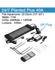 Lampa NICREW do akwarium wędkarstwo oświetlenie LED 24/7 godzin zautomatyzowane z kontrolerem oświetlenie do akwarium do akwariu