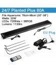Lampa NICREW do akwarium wędkarstwo oświetlenie LED 24/7 godzin zautomatyzowane z kontrolerem oświetlenie do akwarium do akwariu