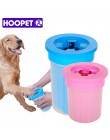 HOOPET koty domowe Cleaner psy Foot Clean Cup dla psów koty urządzenia do oczyszczania plastikowa szczotka do mycia łapa podkład