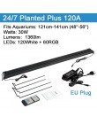 Lampa NICREW do akwarium wędkarstwo oświetlenie LED 24/7 godzin zautomatyzowane z kontrolerem oświetlenie do akwarium do akwariu