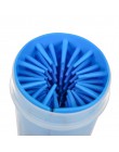 HOOPET koty domowe Cleaner psy Foot Clean Cup dla psów koty urządzenia do oczyszczania plastikowa szczotka do mycia łapa podkład