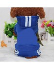 PUOUPUOU Winter Warm Pet Dog odzież bluzy bluza dla małych średnich psów buldog francuski słodka odzież dla szczeniąt XS-XXL