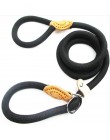 P smycz łańcuchowa Slip Collar pet Walking prowadzi Nylon Dog wspinaczka górska lina puppy szelki dla zwierząt domowych dla mały