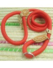 P smycz łańcuchowa Slip Collar pet Walking prowadzi Nylon Dog wspinaczka górska lina puppy szelki dla zwierząt domowych dla mały