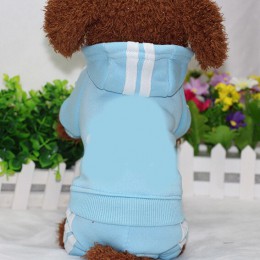 PUOUPUOU Winter Warm Pet Dog odzież bluzy bluza dla małych średnich psów buldog francuski słodka odzież dla szczeniąt XS-XXL