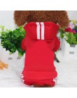 PUOUPUOU Winter Warm Pet Dog odzież bluzy bluza dla małych średnich psów buldog francuski słodka odzież dla szczeniąt XS-XXL