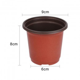 100 sztuk 10*7*9CM plastikowe growbox odporny na upadek taca do sadzonek dla rośliny do domowego ogrodu doniczka przedszkole prz