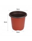 100 sztuk 10*7*9CM plastikowe growbox odporny na upadek taca do sadzonek dla rośliny do domowego ogrodu doniczka przedszkole prz