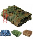 2X3m do 5X10m odkryty Camping wojskowy kamuflaż sieci Woodland Army Camo siatki Camping słońce ShelterTent cień słońce schronien