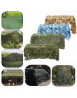 2X3m do 5X10m odkryty Camping wojskowy kamuflaż sieci Woodland Army Camo siatki Camping słońce ShelterTent cień słońce schronien