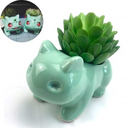 Bulbasaur soczyste doniczka do sadzenia ręcznie malowany obrazek wazon artystyczny donica na rośliny Bulbasaur roślina biurko sa