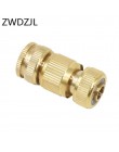 Wąż mosiężny ogrodowy szybkozłącze 1/2 złącze miedziane wąż ogrodowy gwint żeński 1/2 3/4 pistolet na wodę montaż 1 zestaw