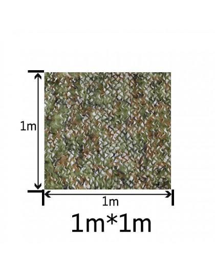 2X3m do 5X10m odkryty Camping wojskowy kamuflaż sieci Woodland Army Camo siatki Camping słońce ShelterTent cień słońce schronien