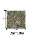 2X3m do 5X10m odkryty Camping wojskowy kamuflaż sieci Woodland Army Camo siatki Camping słońce ShelterTent cień słońce schronien