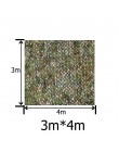 2X3m do 5X10m odkryty Camping wojskowy kamuflaż sieci Woodland Army Camo siatki Camping słońce ShelterTent cień słońce schronien