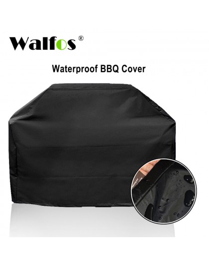 WALFOS marka wodoodporny Grill Grill pokrywa odkryty deszcz Grill Barbacoa zabezpieczenie przed kurzem dla gazu węgiel elektrycz