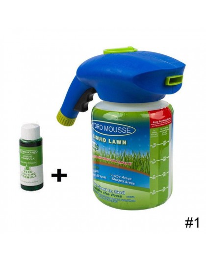 1 szt. Nowy System siewu w gospodarstwie domowym płynny Spray do pielęgnacji trawy