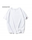 MOINWATER nowych kobiet czarne białe koszulki Lady trwała bawełna koszulki t-shirty z krótkim rękawem kobiet lato topy dla kobie