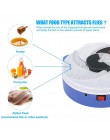 USB Flytrap Pest Catcher Killer automatyczne elektryczne pułapka na muchy urządzenie z pułapką