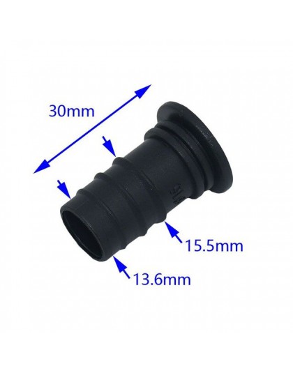 Wąż ogrodowy 16mm koniec wtyczki 1/2 "woda z węża uszczelnienie wąż z tworzywa sztucznego zamknięcie nawadniania korek nawadnian