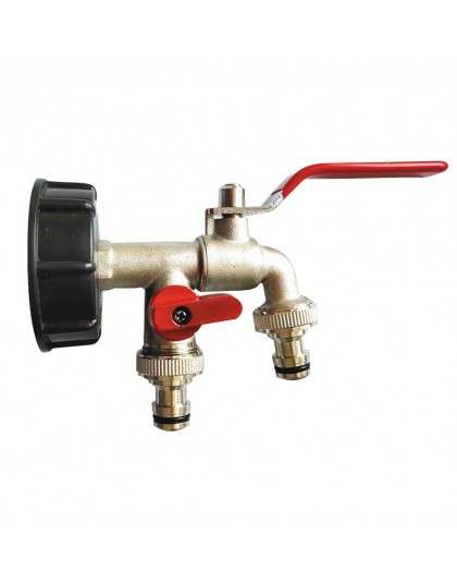 Zbiornik IBC Adapter S60X6 1/2 "wąż ogrodowy kran zbiornik na wodę złącze węża z kranu wymiana złączka zawór narzędzia ogrodowe