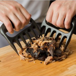 TTLIFE 1pc niedźwiedź pazury widelec do grilla instrukcja Pull mięso Shred wieprzowina zacisk widelec do pieczenia do kuchni na 