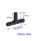 1/2 "wąż ogrodowy tee rozdzielacz wody 16mm wąż 3-way złącze ogród złącze irygacyjne kolczasty nawadniania kropelkowego armatura