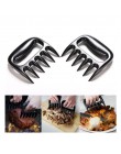 TTLIFE 1pc niedźwiedź pazury widelec do grilla instrukcja Pull mięso Shred wieprzowina zacisk widelec do pieczenia do kuchni na 