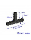 1/2 "wąż ogrodowy tee rozdzielacz wody 16mm wąż 3-way złącze ogród złącze irygacyjne kolczasty nawadniania kropelkowego armatura
