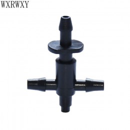 Kroplówki 4 droga krzyża złącze kroplownik 2 way krzyż odgromnika wody do nawadniania kropelkowego adapter 3/8 kolczasty złącze 