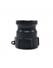 Darmowa wysyłka IBC tank 2 "Buttress kobieta adapter camlock Tap Cap z otworem CoarseThread całkowity typ