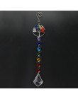 H & D drzewo życia kryształowy pryzmat Ball Suncatcher twórca tęczy żyrandol Decor Chakra okno ogród wiszący wisiorek ornament