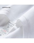 MOINWATER nowych kobiet czarne białe koszulki Lady trwała bawełna koszulki t-shirty z krótkim rękawem kobiet lato topy dla kobie