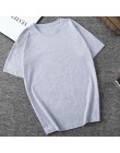 Koszulka Harajuku 4 jednokolorowe podstawowe t-shirty damskie Casual O-neck przyjaciele letni top koreański hipsterskie w stylu 