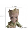 Doniczka dla dzieci doniczka groot sadzarka figurka człowiek drzewo zabawkowy model dla dzieci obsadka do pióra kreatywny kwiat 