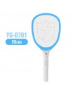 2200V elektryczny owad rakieta Swatter Zapper USB 1200mAh akumulator packa na komary Kill Fly 3 sieć łapka na owady zabójca puła