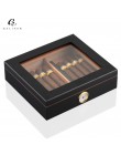 Skrzynka na cygara z drewna cedrowego cygara przenośne etui na cygara W/nawilżacz higrometr cygaro Humidor Sigaren Box na cygara